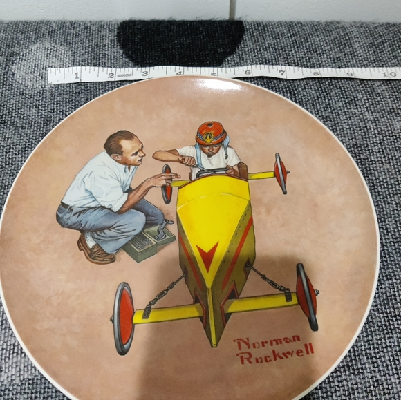 Norman Rockwell Vintage SoapBox Derby Collectors Plate - Picture 6 of 6